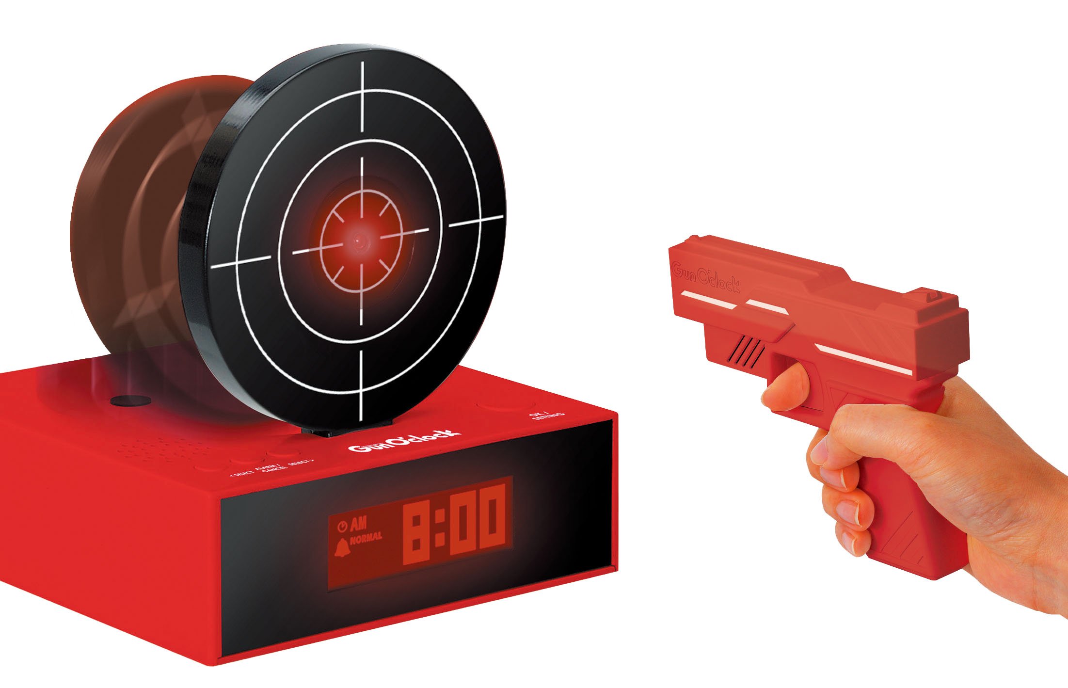Amazon | Gun O' clock (ガン オクロック) RED | 時計玩具